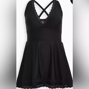 Torrid Tummy Control Swim Dress Size 3/3X(22/24)
